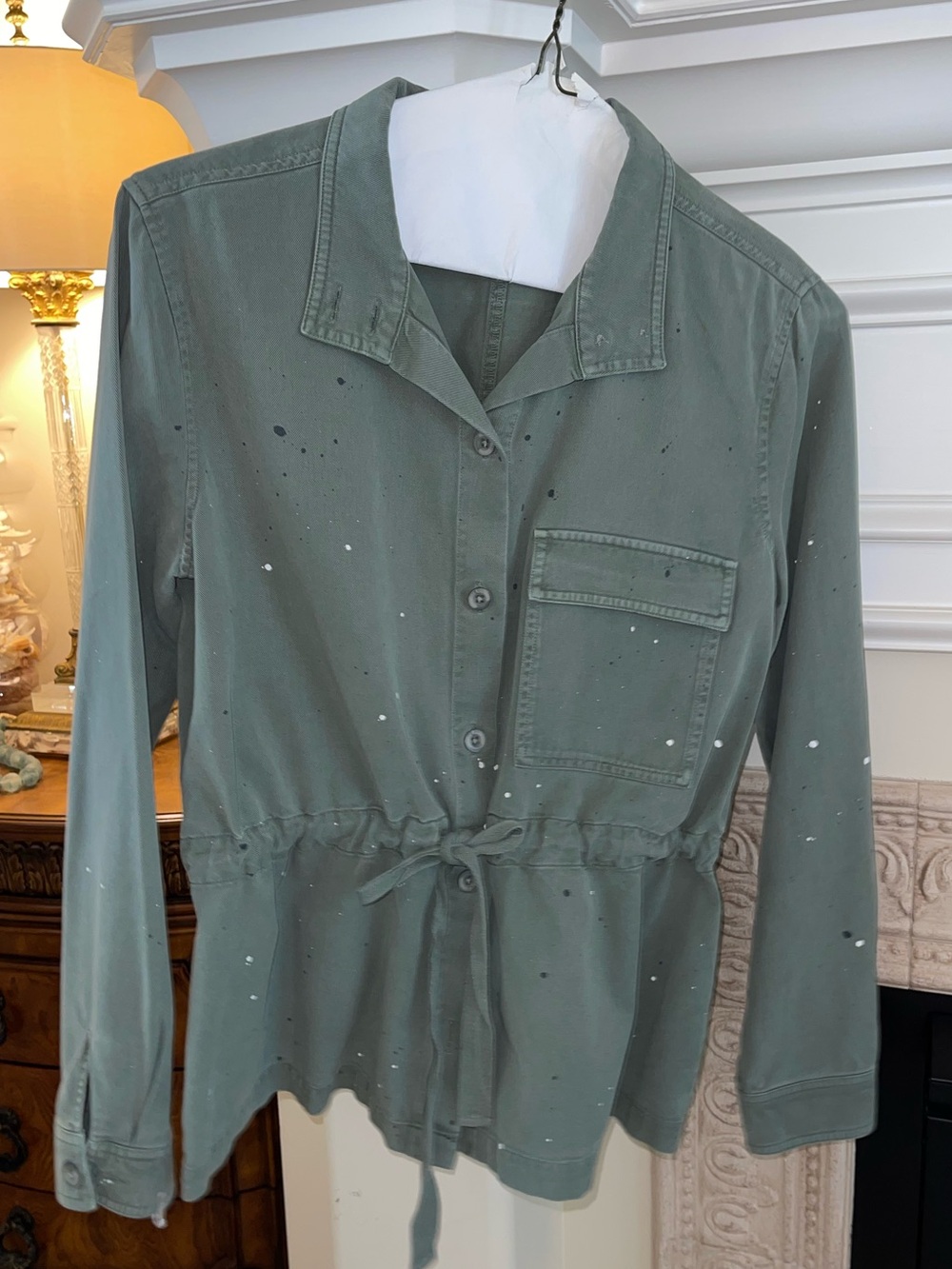Bella Dahl lightweight cinch waist jacket